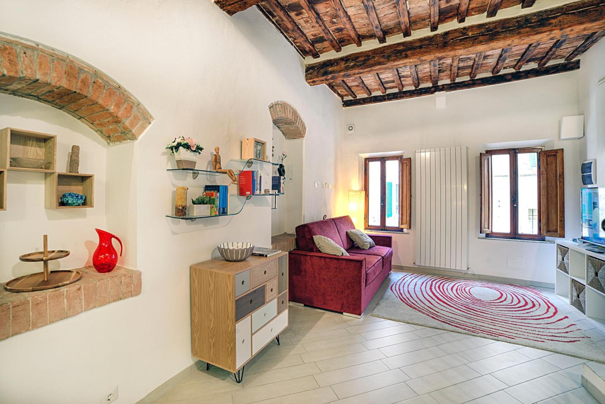 Cozy Apartment In The Heart Of Siena Bagian luar foto