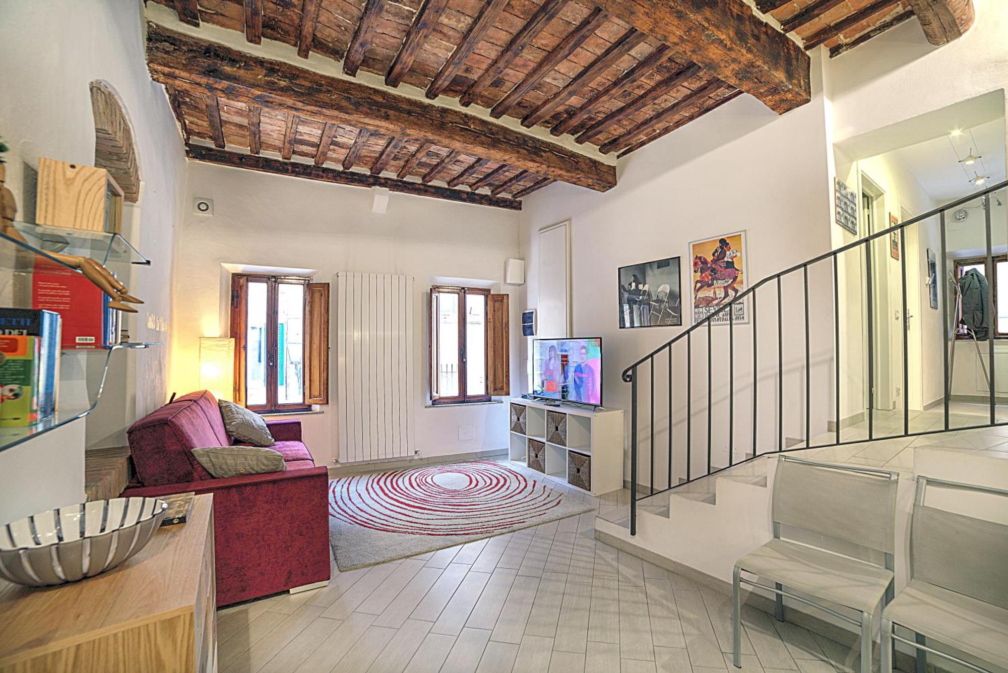 Cozy Apartment In The Heart Of Siena Bagian luar foto